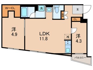 toggle碑文谷の物件間取画像